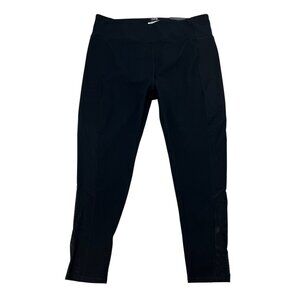 MTA Sport Womens 7/8 Leggings High Rise Black Size XL New